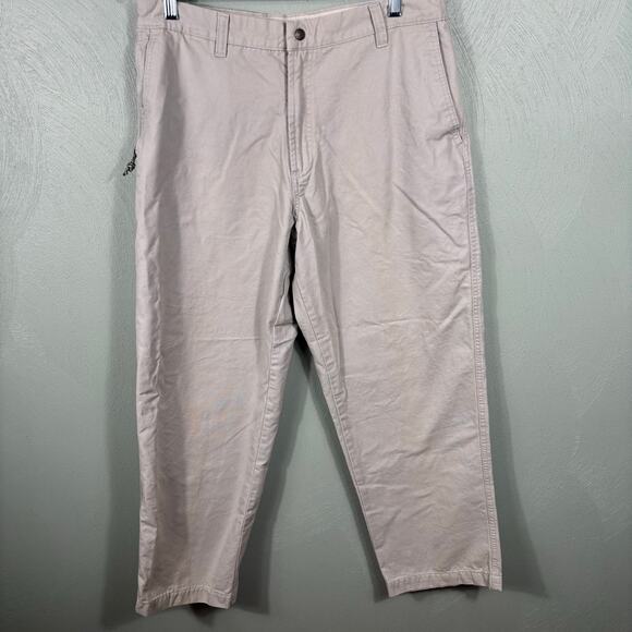 Columbia Sportswear Men's Size 34 Tan Active Outdoor Work Utility Chino Pants - Picture 9 of 11